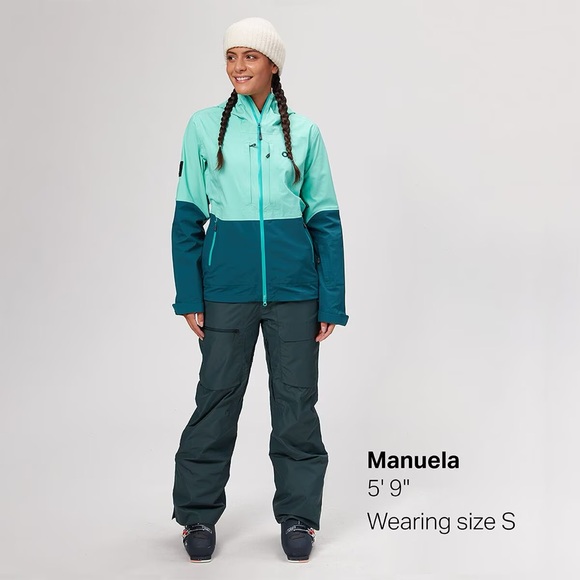 Outdoor Reception Women’s Carbide Jacket in Mint Blast/Treeline - Picture 5 of 10